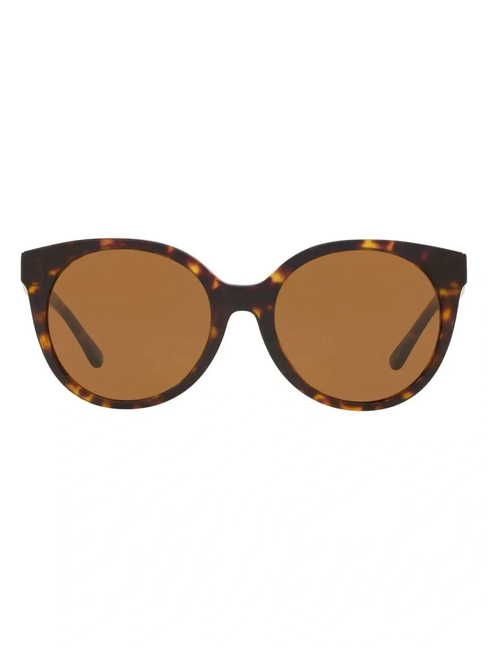 Tory Burch Tortoiseshell Round Women’s Sunglasses - Brown Lenses